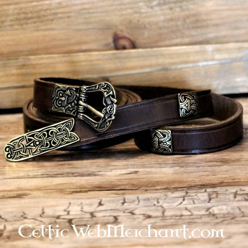 Birkariem de luxe, brun, laiton, 165 cm, brun 