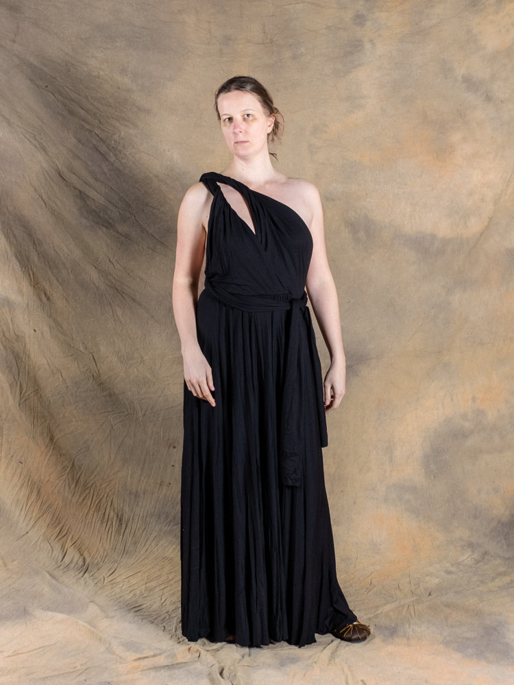 Godinnen Jurk Aphrodite, zwart