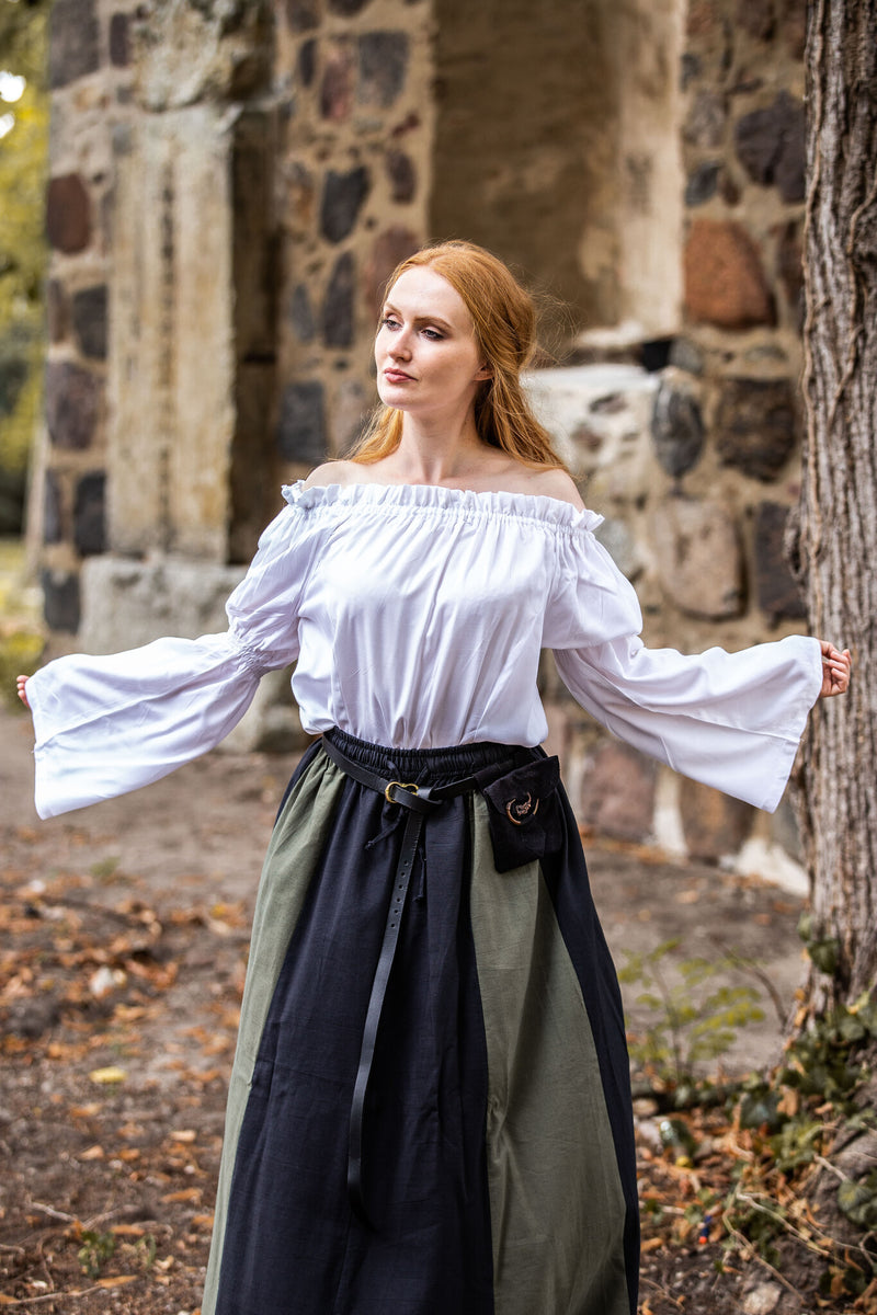 Renaissanceblouse, wit