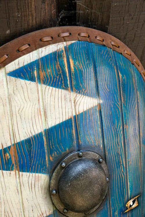 LARP Normandisch schild blauw-wit