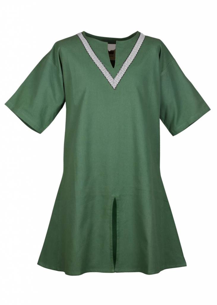 Birkatuniek Knut, korte mouwen, groen