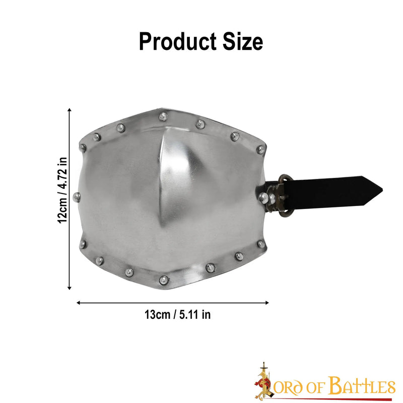 14th century couters, elbow armor, 1.6 mm