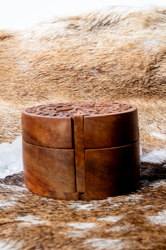 Sieradendoosje Vegvisir, hout