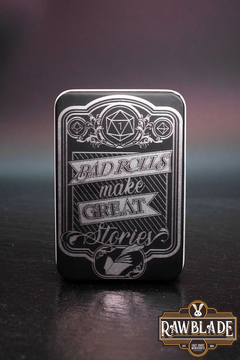 Ensemble de dés - les mauvais jets font de grandes histoires 