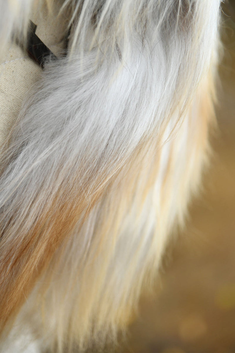 Fårskinn för axlar Bjorn, svart 