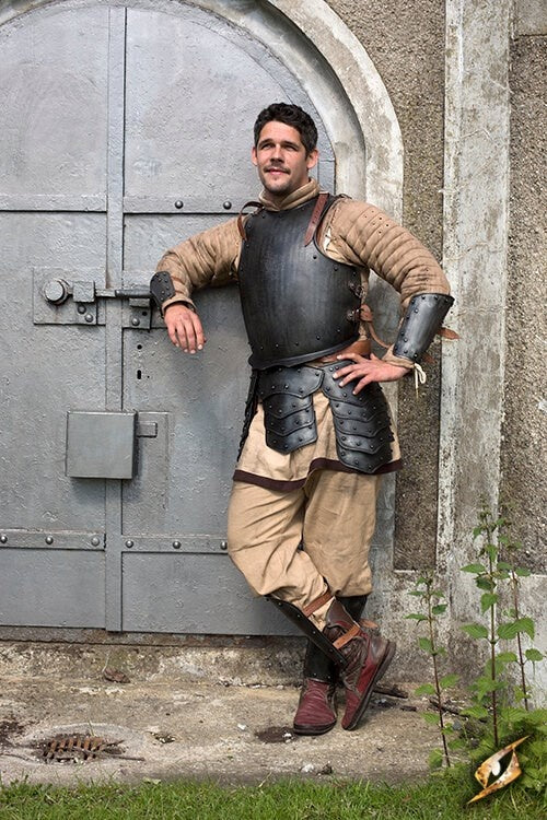 Breastplate Warrior, blackened, 1 mm