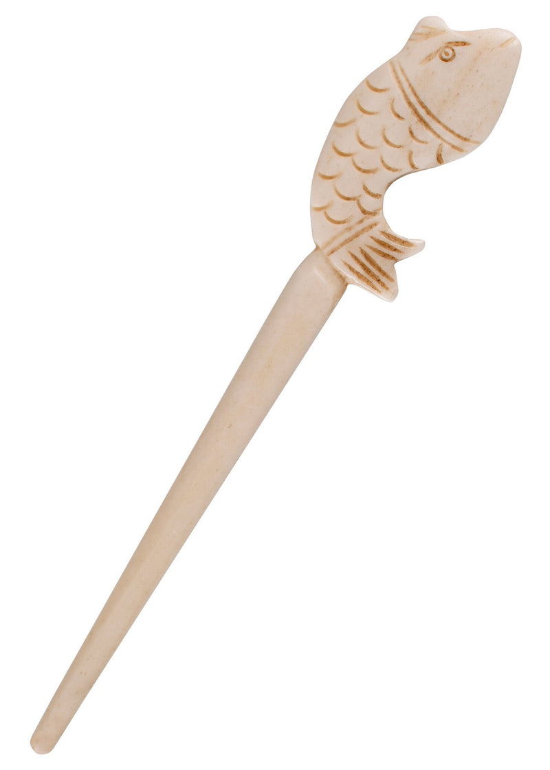 Spätrömische Haarnadel mit Fisch, Bein 