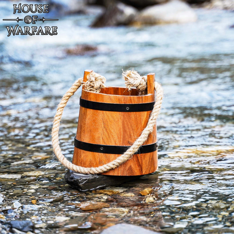 Medieval wooden bucket