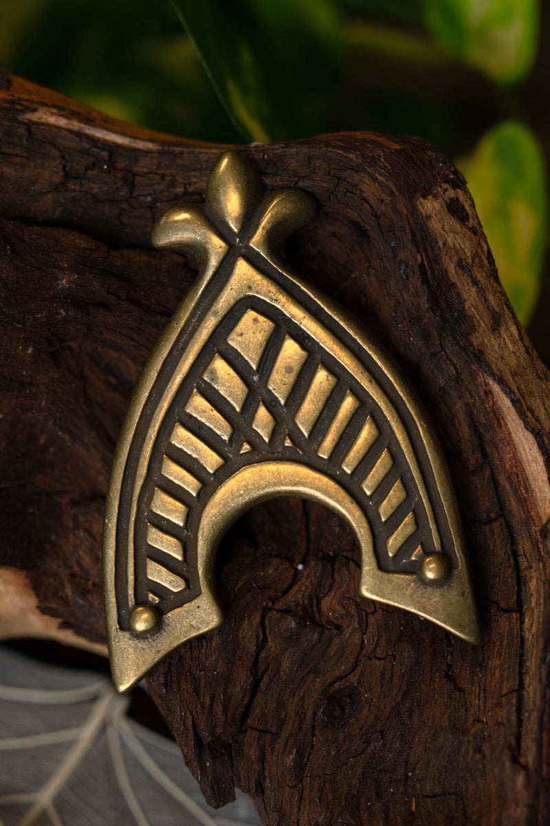 Middeleeuws riemeinde 4,5 cm, brons