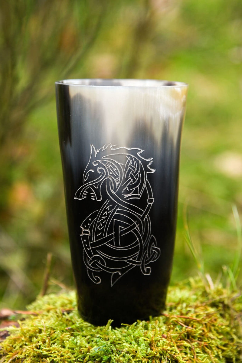 Hoorn drinkbeker Fenrir, 100-200 ml