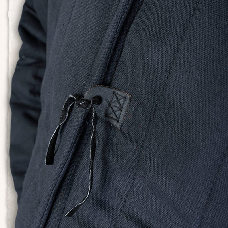 15th century arming doublet Aulber, black