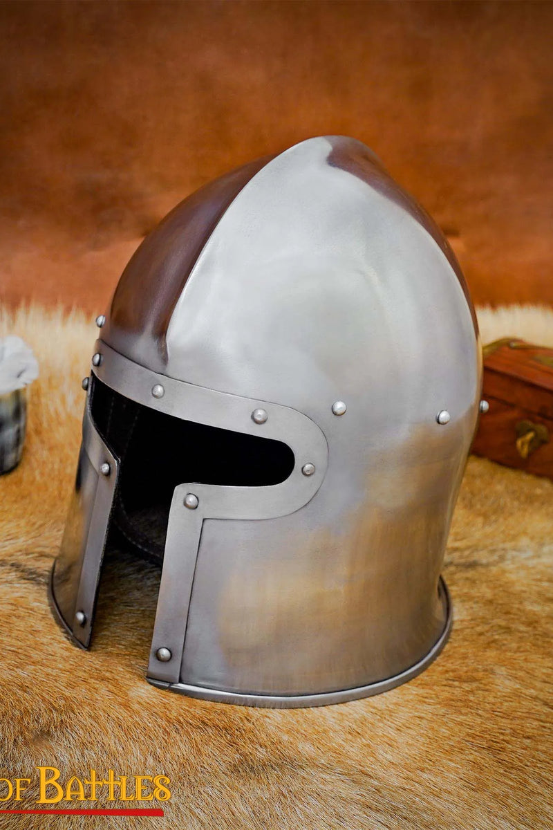 15e eeuwse Italiaanse barbute, 1.6 mm