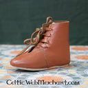 Kinderschoenen, 15e eeuw, bruin