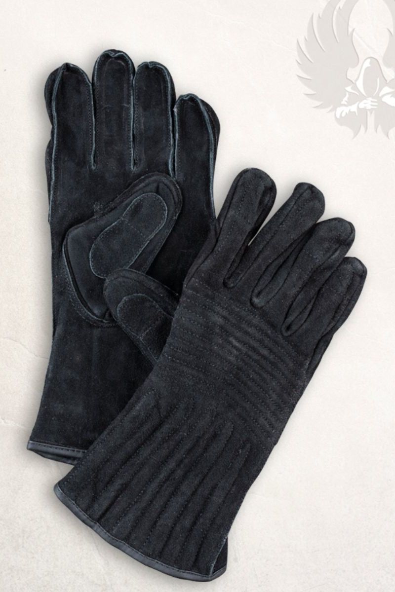 Leather gloves Clemens black