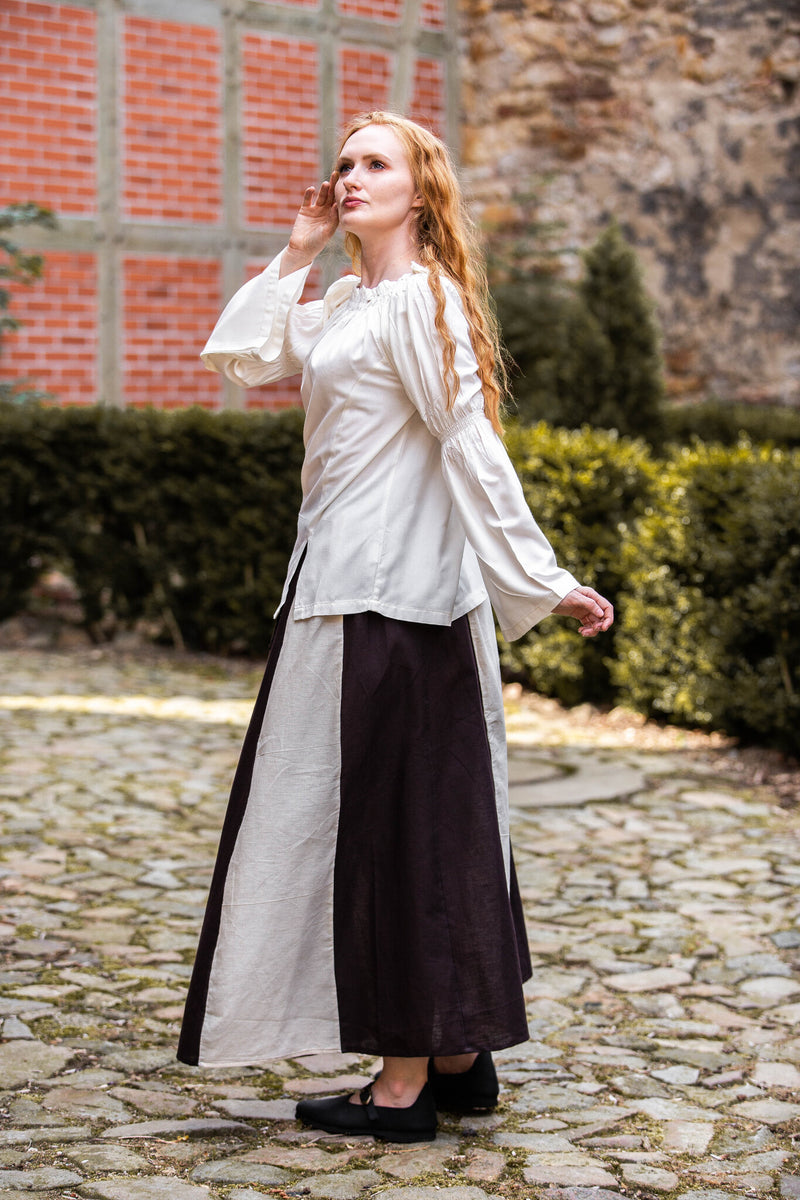 Renaissanceblouse, crème