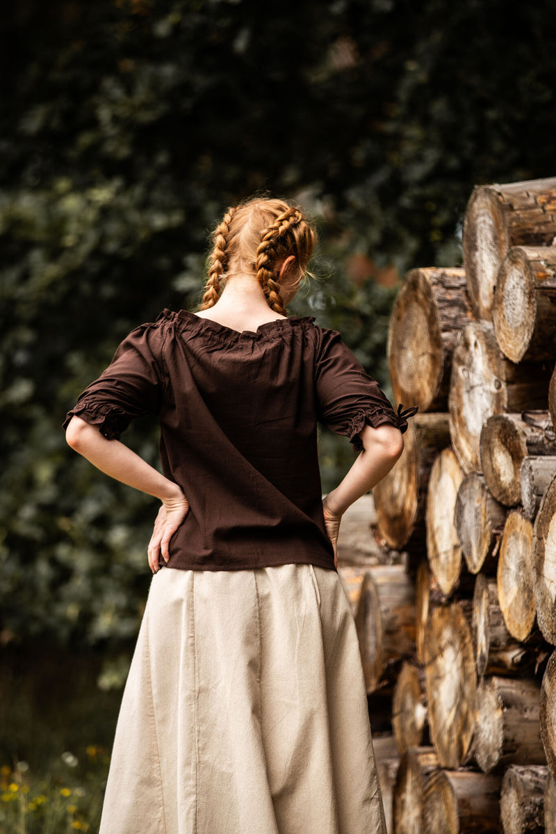 Camicetta Julia, marrone 