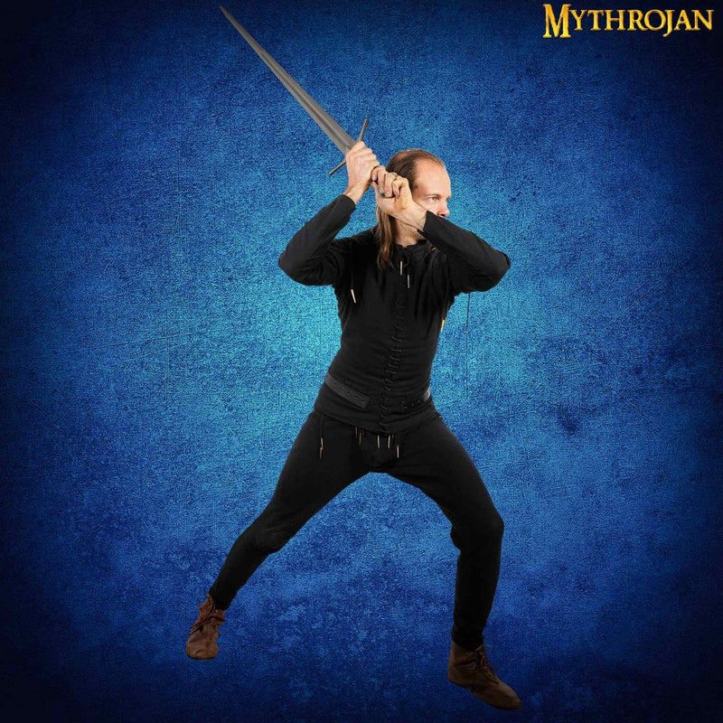 Armadura del siglo XV jubón, negro 