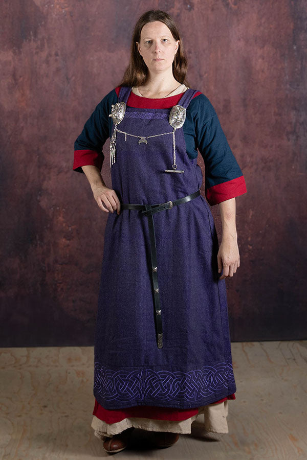 Hangeroc Alva vissegraatmotief lila