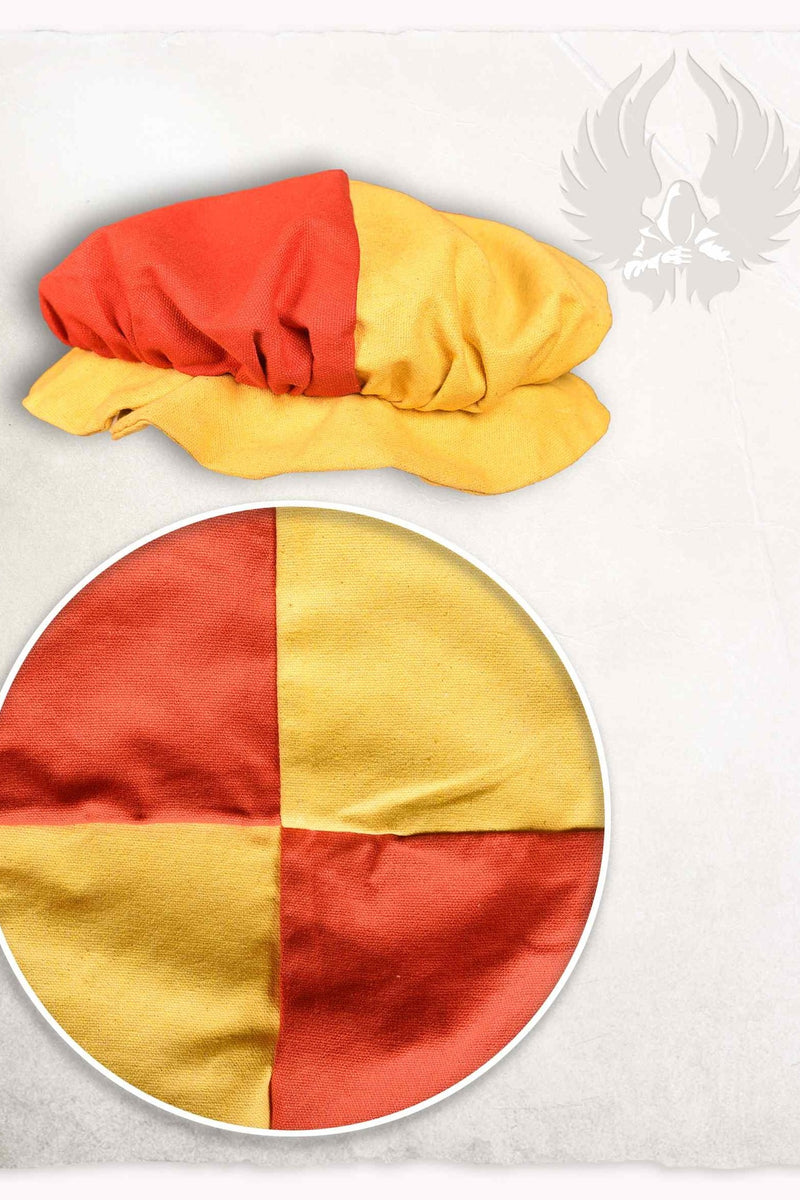 Baret Jorg, geel-rood