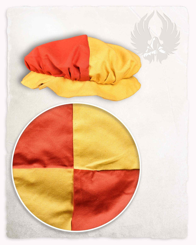 Baret Jorg, geel-rood