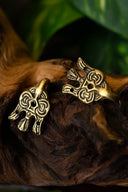 Haakjes voor beenwindsels Birka, messing