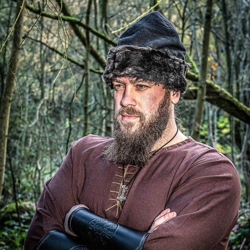 Vegvisir Lederarmschienen, Armschienen, schwarz 