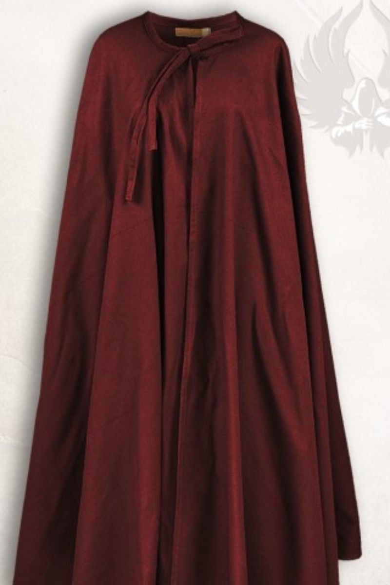 Musketeer cloak Tilly, burgundy red
