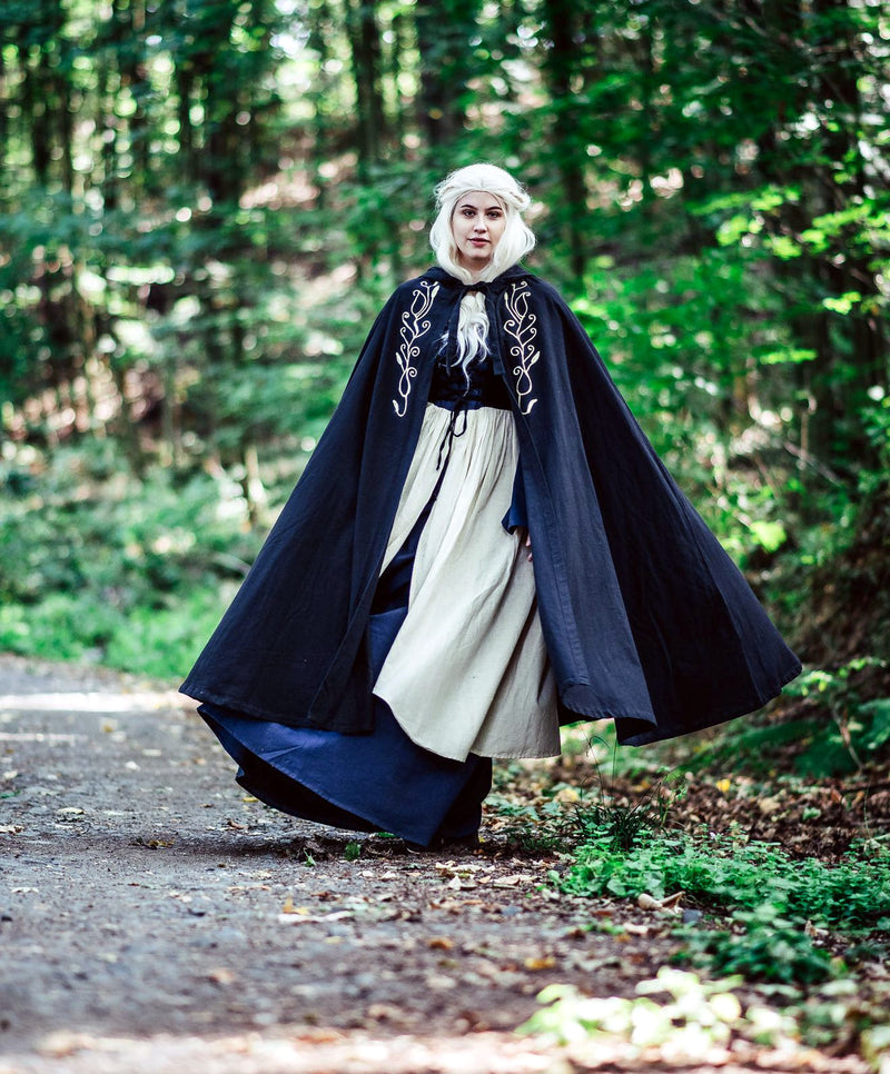 Mantel Serafina, zwart