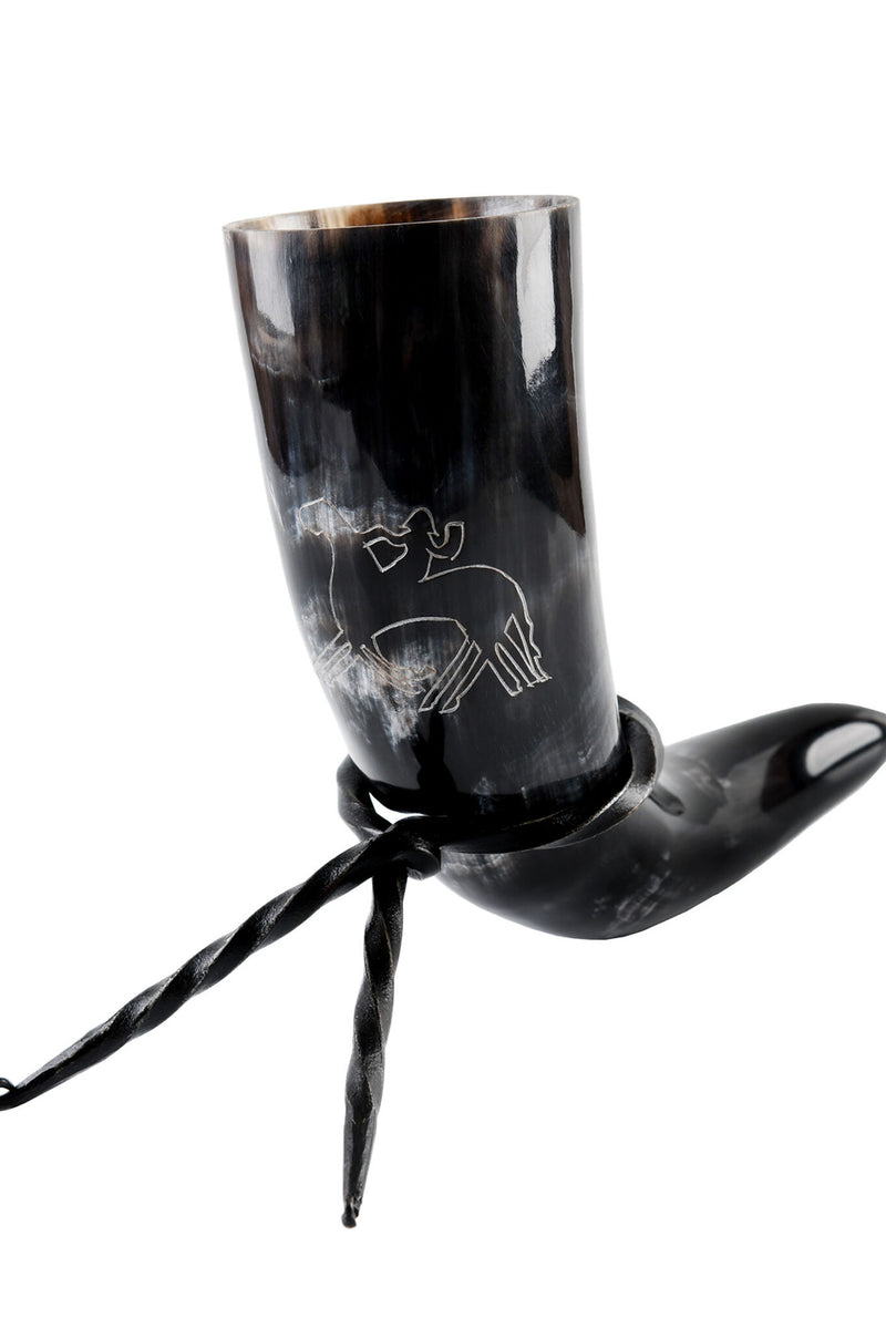 Drinkhoorn Odin met Sleipnir, 200-300 ml