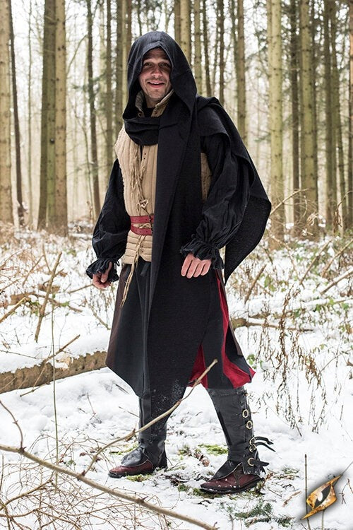 Hood Assassins Creed, black