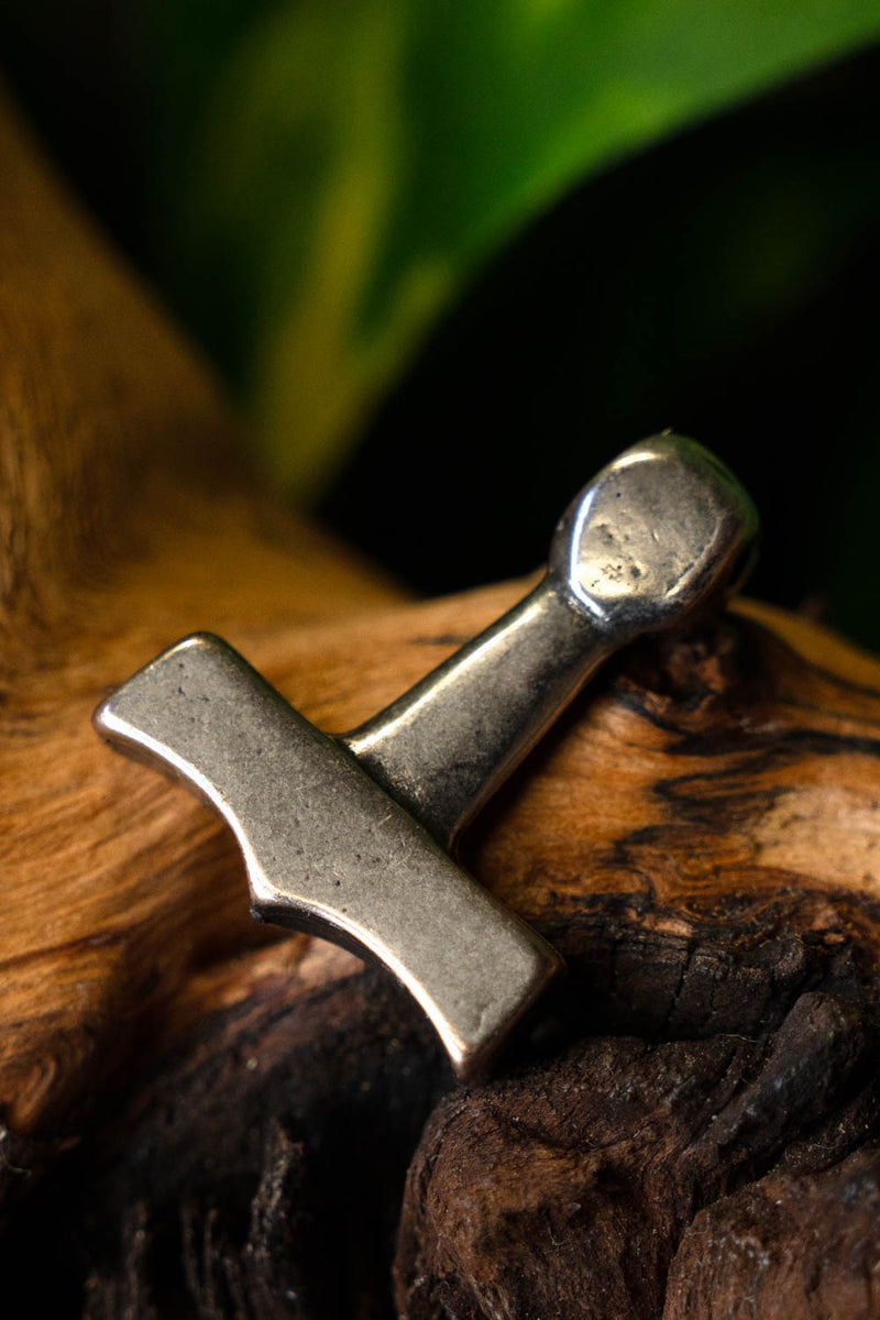 Thor's hammer Sejro, silvered bronze
