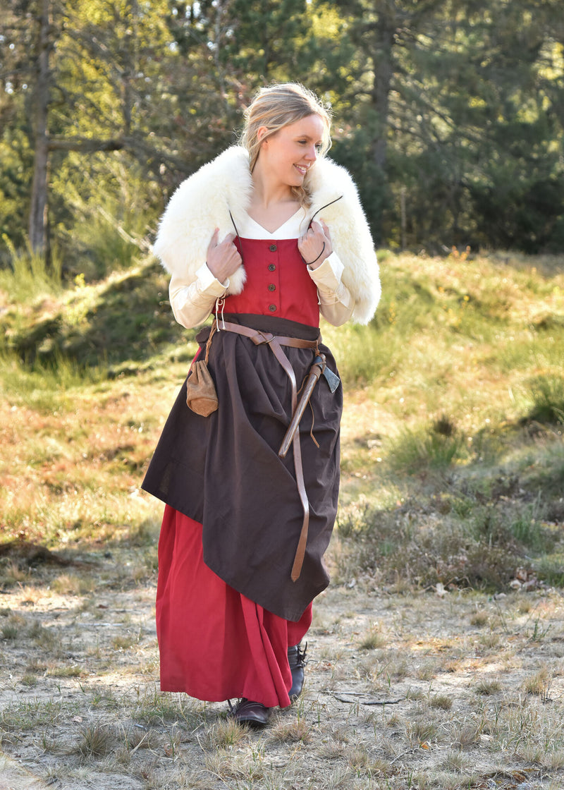 Medieval kirtle Lene, red