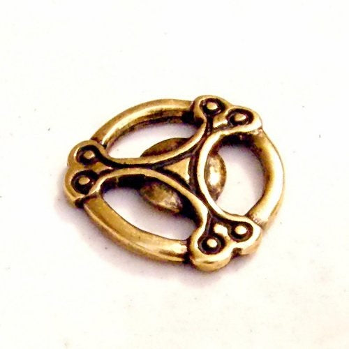 Rusvik riemverdeler, verzilverd