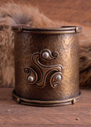 pulsera celta con triskelion, latón 