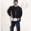 Renaissance Mütze Rafael, Wollmischung, schwarz 