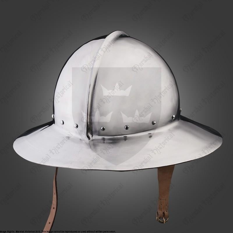 Ketelhoed 14e-15e eeuws, 2 mm (battle-ready)