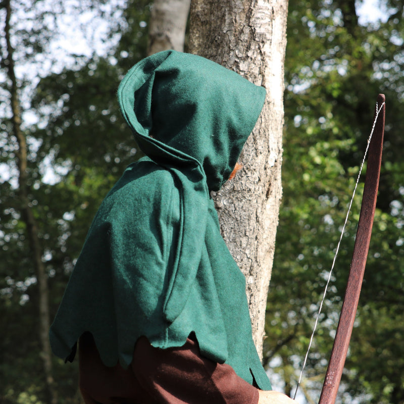 Laine chaperon, vert 