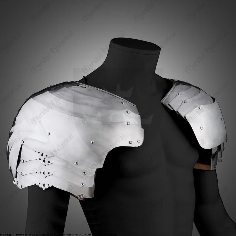 Gotische pauldrons 1460-1500, 1.6 mm