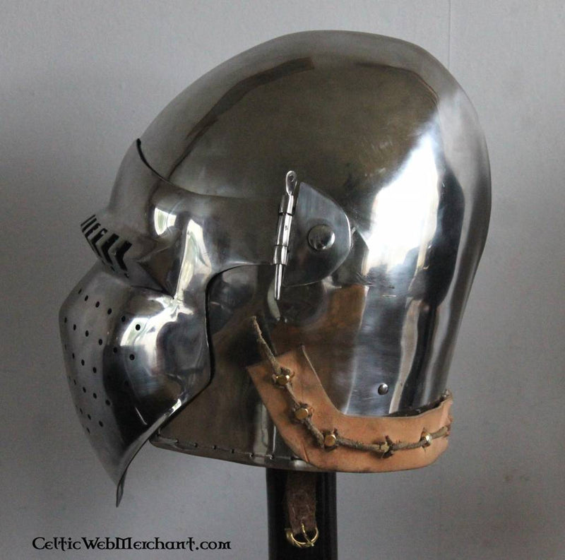 Laat 14e eeuwse bascinet, 2 mm (battle-ready)