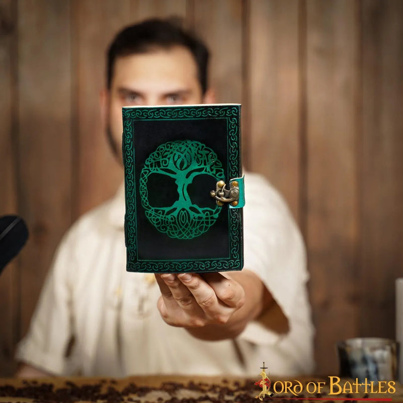 Leren boek Levensboom