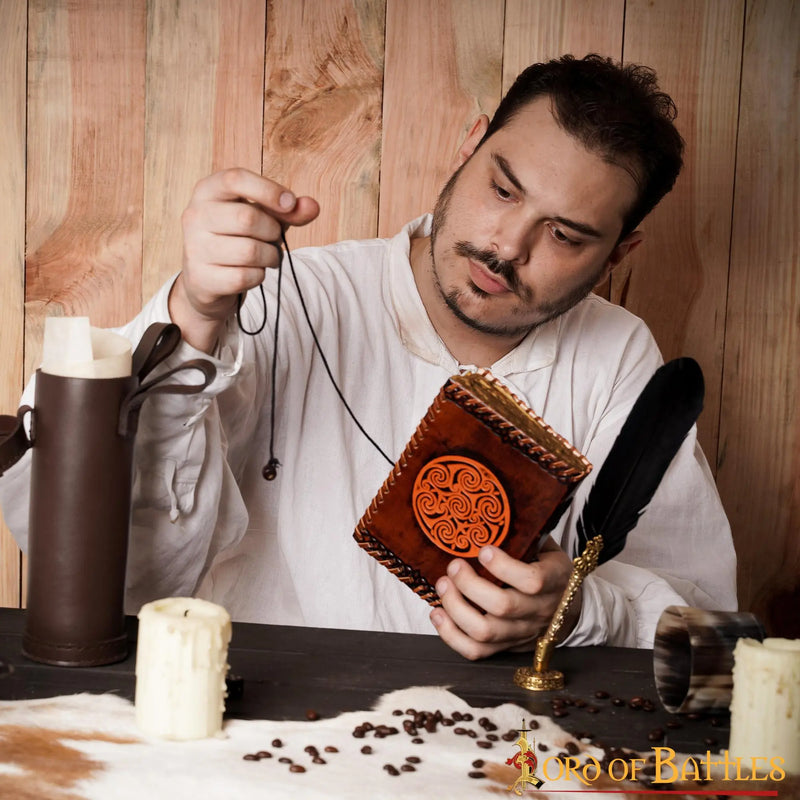 Libro in pelle Spirali Celtiche 