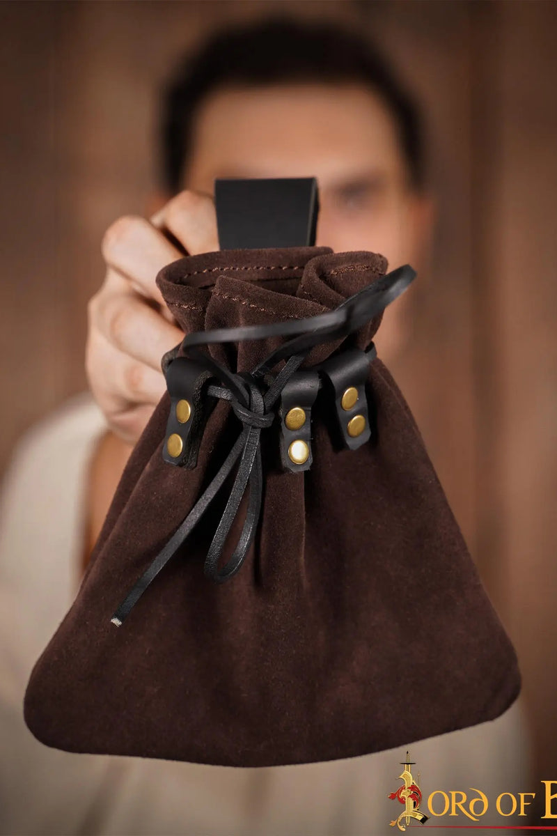 Middeleeuwse buidel Amelyn, bruin