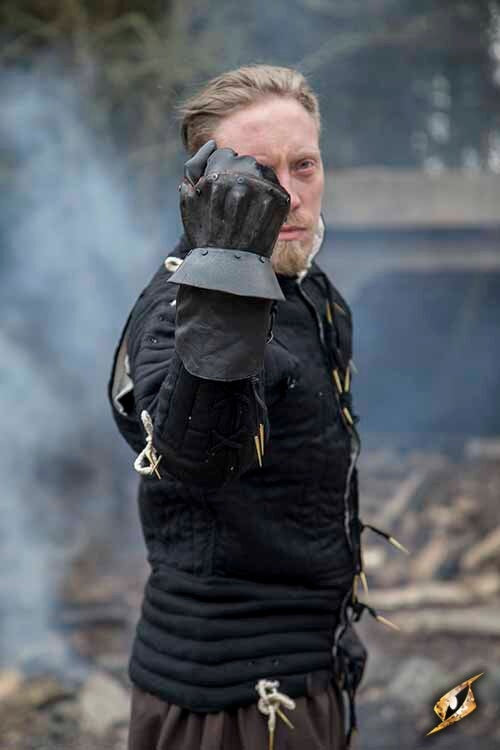 Halfhandschoenen, demi-gaunts, gepatineerd, 1 mm