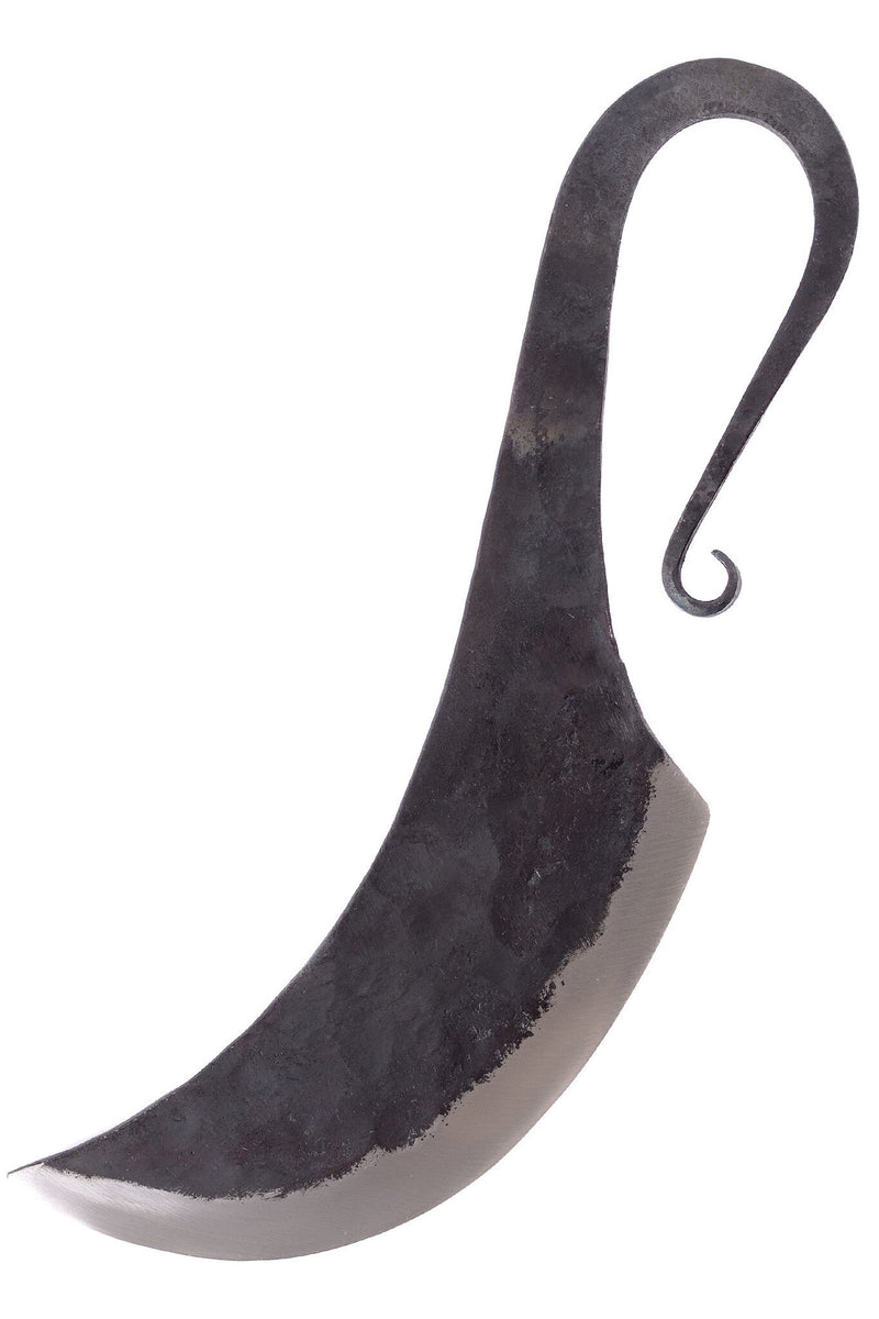 Handgesmeed mes, semi-scherp