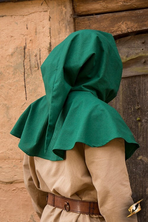 Middeleeuwse kaproen Walt, groen