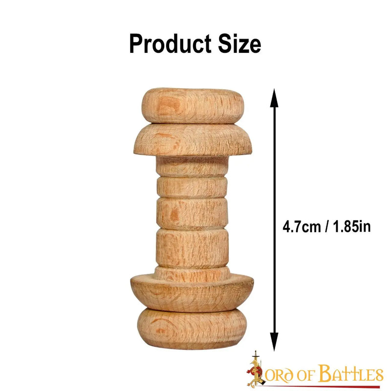 Middelalderlig garn nosette, bred