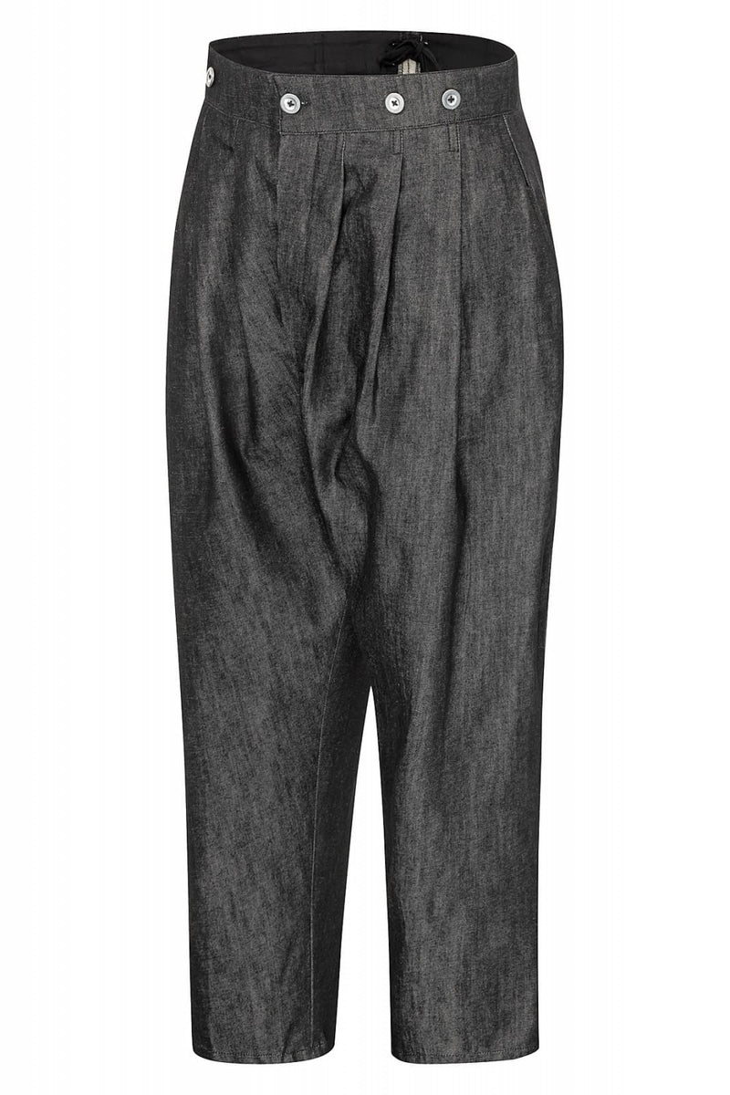 1920 broek Ollie, zwart