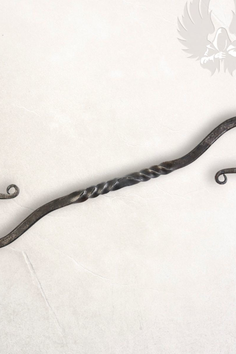 Handgesmede S-haak Gudrun gedraaid staal