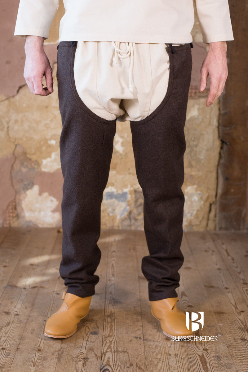 Beenlingen Bernolf, wolmix, bruin