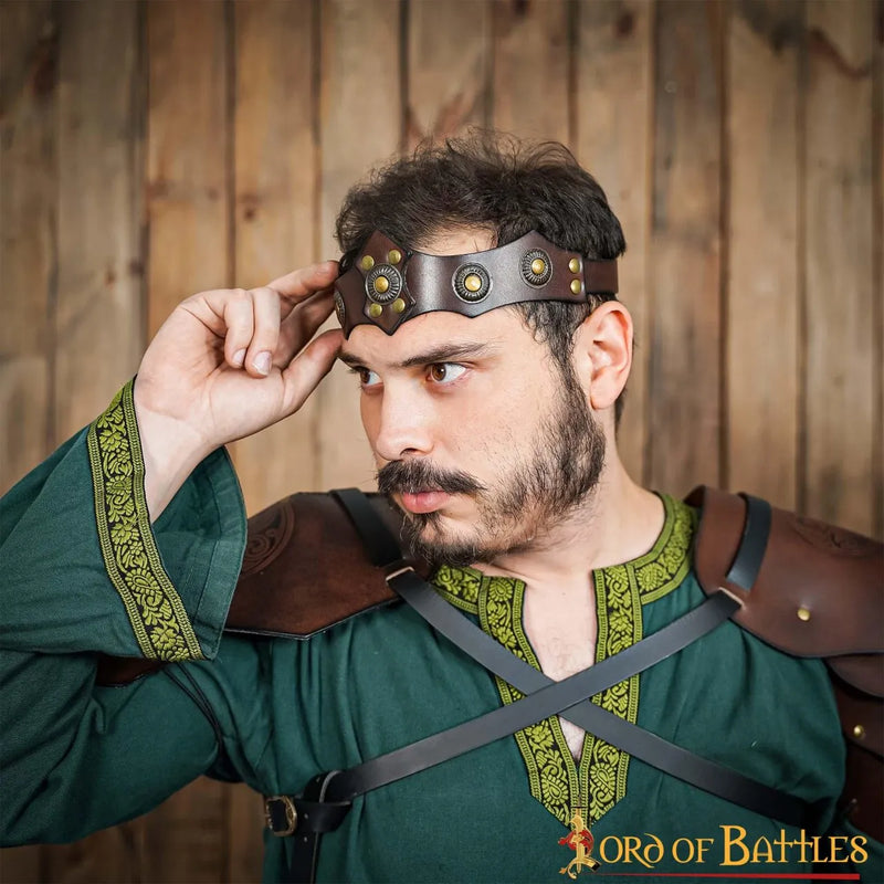 Corona Aldon, cuero, marrón 